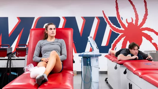 Spiders student-athletes receive treatment in Congdon Training Center