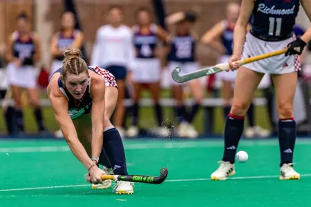 Grace Wiggins sweeps on a corner play