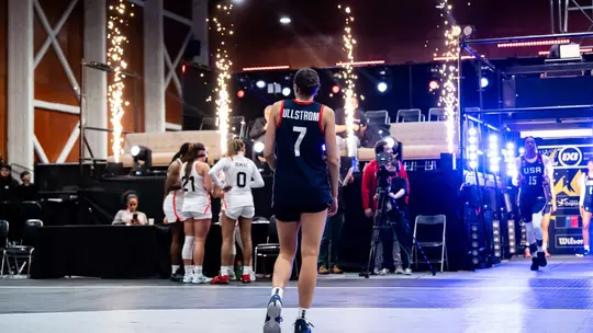 Rachel Ullstrom competing with Team USA