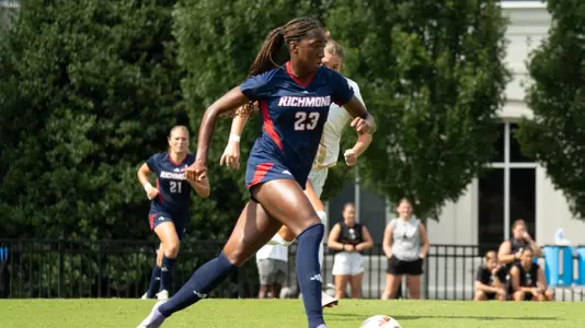 Logan Jackson dribbling the ball