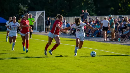 Bussiere dribbling the ball