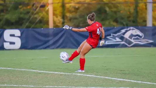 Seifert taking a goal kick