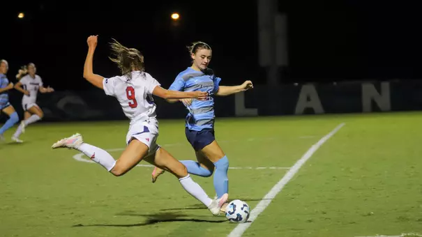 Zinn taking a shot on goal