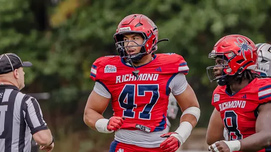 Daniel Sellers during Richmond's 13-12 win over Howard on Sept. 27, 2025