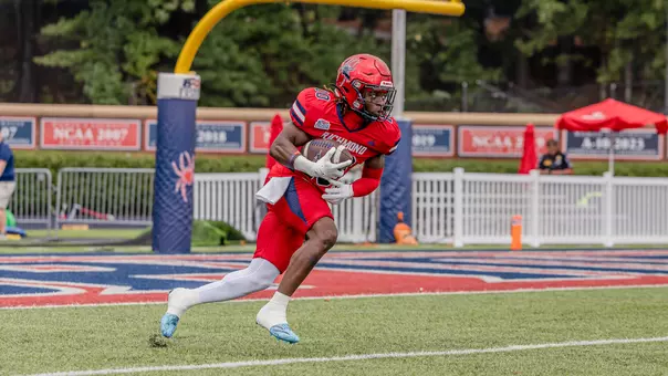 Isaiah Dawson returns a kick against Howard on Sept. 27, 2025