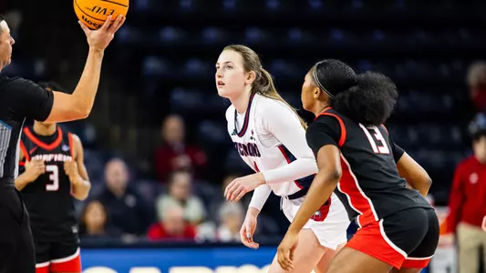 Doogan at the jump ball