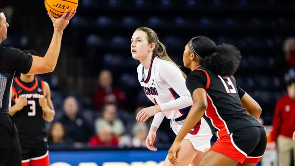 Doogan at the jump ball