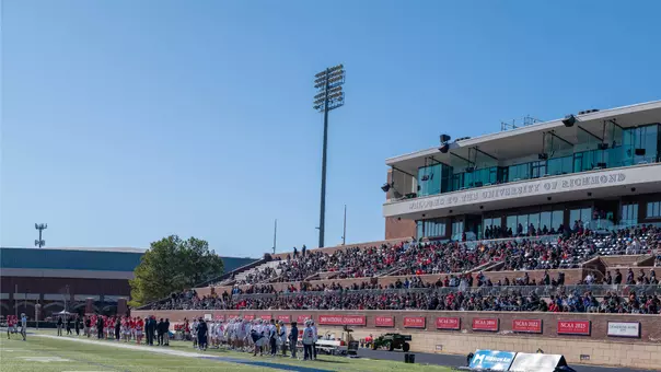 Robins Stadium during a lacrosse game