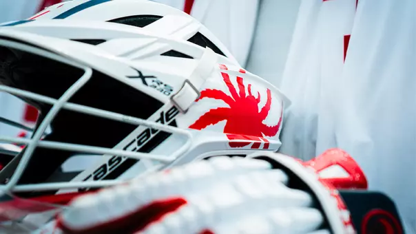Men's lacrosse helmet