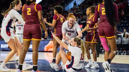 Payton Richard being helped up