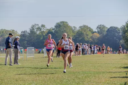 Kiera Lowman sprints to the finish line
