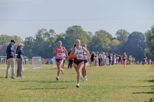 Kiera Lowman sprints to the finish line