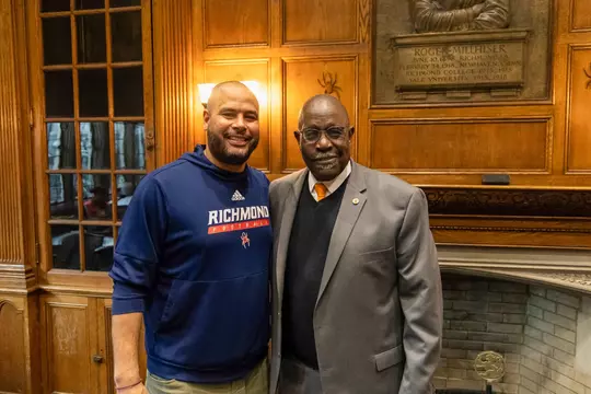Chris Ellis with Bucky McGill at BHM and Milhiser Dialogue Series