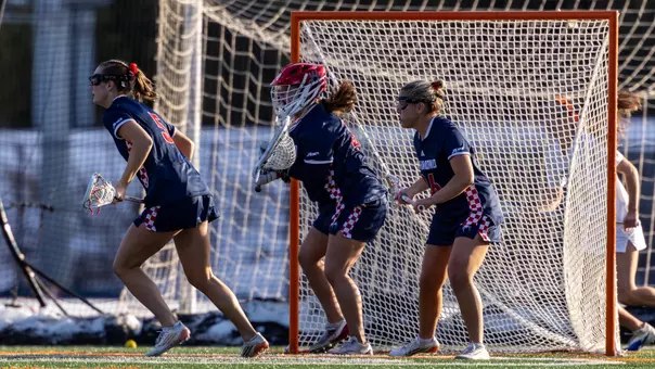 Abby Francioli in goal at Virginia