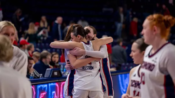 Maggie and Rachel hugging