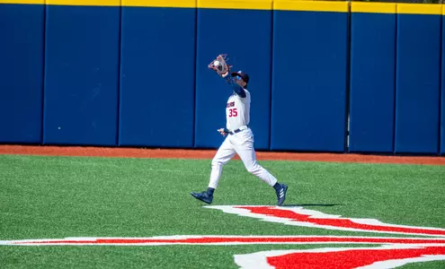 Chris Schaller makes the catch in centerfield