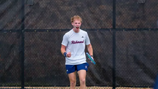 Pritchard celebrating a point