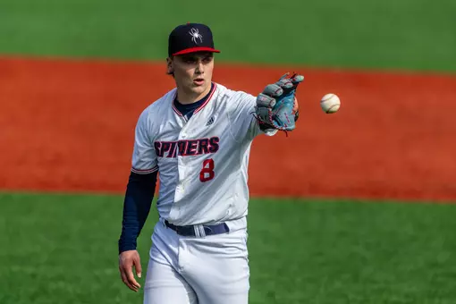 Chase Topolski catches the ball