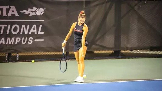 Barbulescu serving the ball in Orlando