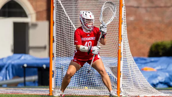Abby Francioli in goal against Saint Joseph's