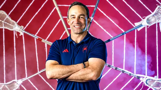 Dan Chemotti posed shot for USA Lacrosse Magazine photo shoot