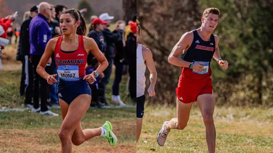 Hallie Muniz and Carter Bruns at NCAA Southeast Regional