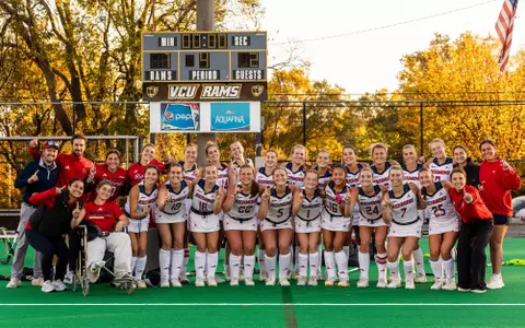 Field hockey celebrates its A-10 regular season title