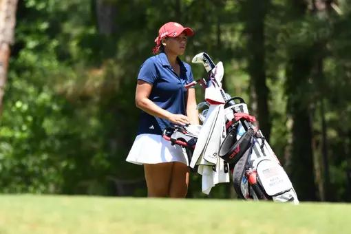Maya Beasley stares down the fairway