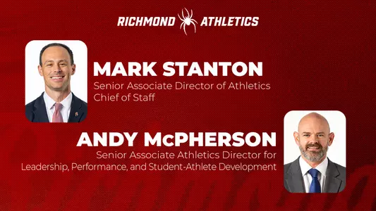 Graphic with headshots of Mark Stanton and Andy McPherson and their new titles