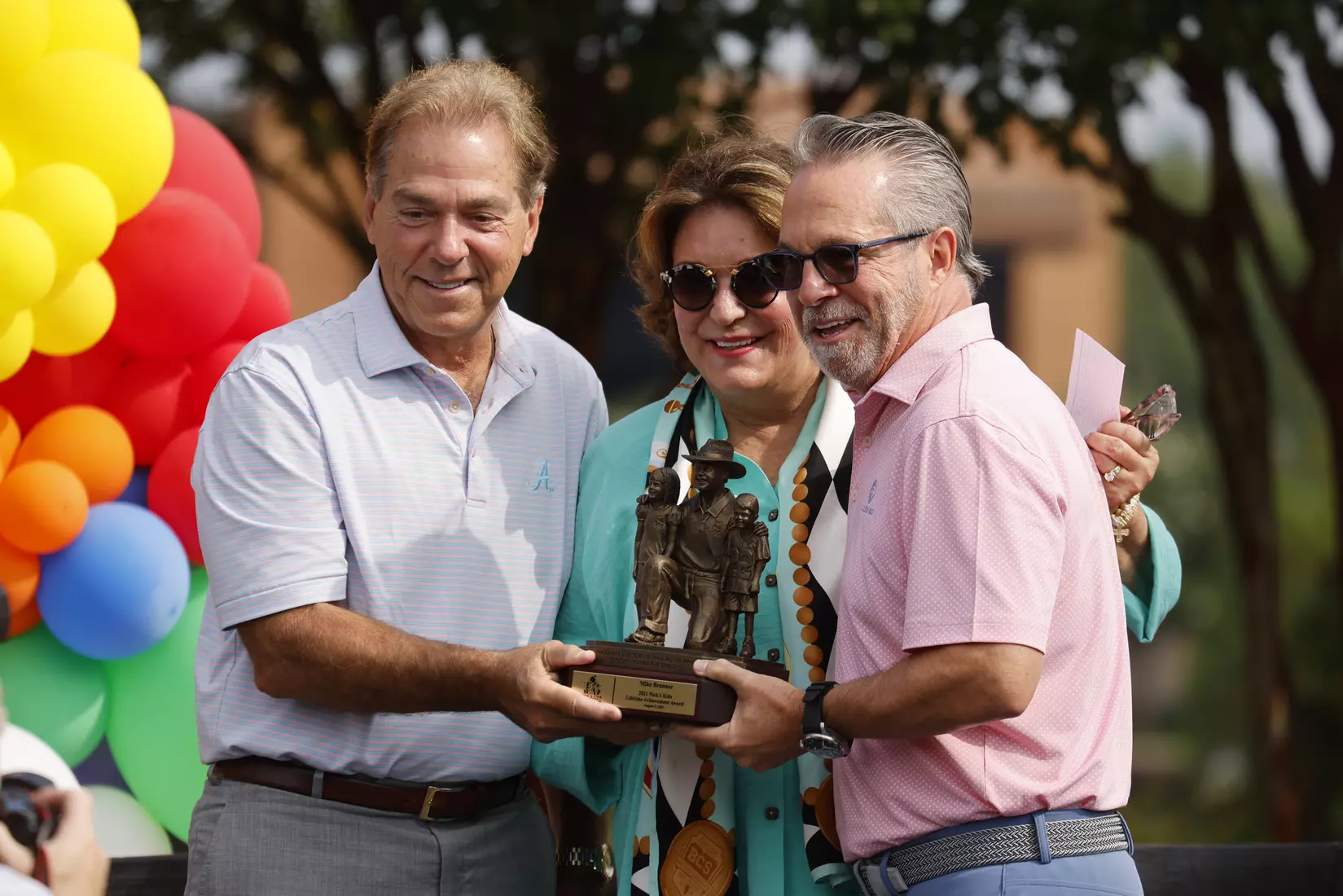 8/5/21 NK Nicks Kids Jubilee
Alabama Head Coach Nick Saban
Terry Saban
Mike Brunner
Photo by Rodger Champion