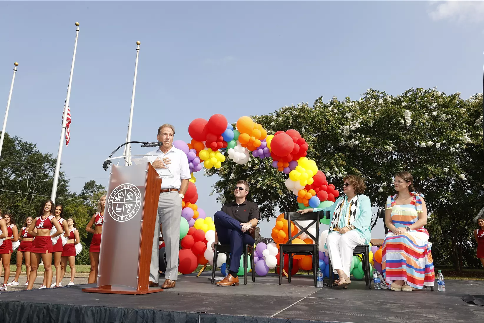 8/5/21 NK Nick's Kids Ave Dedication
Terry Saban
Walt Maddox
Nick Saban
Katie King