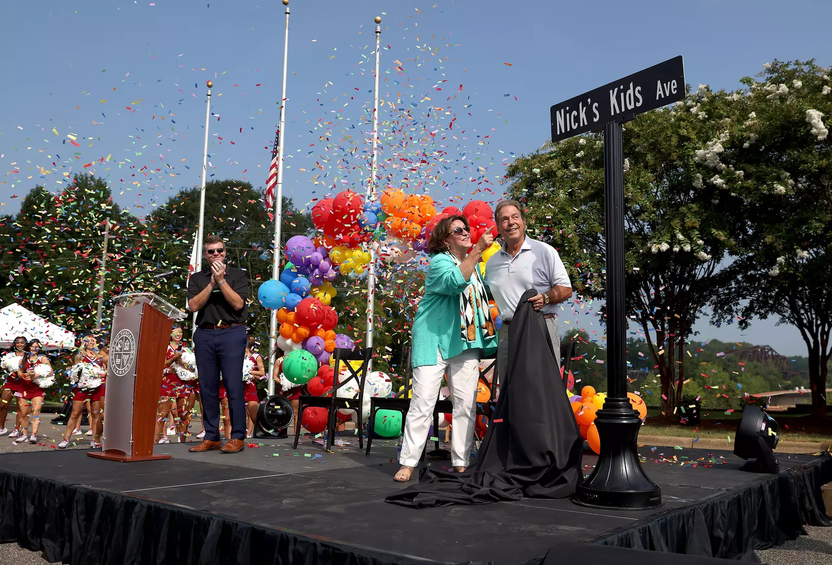 8/5/21 NK Nick's Kids Ave Dedication
Walt Maddox
Terry Saban
Nick Saban