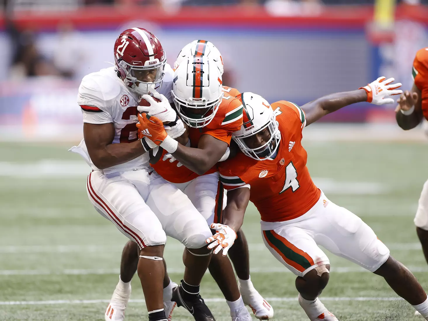 9/4/21 MFB Alabama vs Miami
Alabama running back Jase Mcclellan (21)
Photo by Crimson Tide Photos