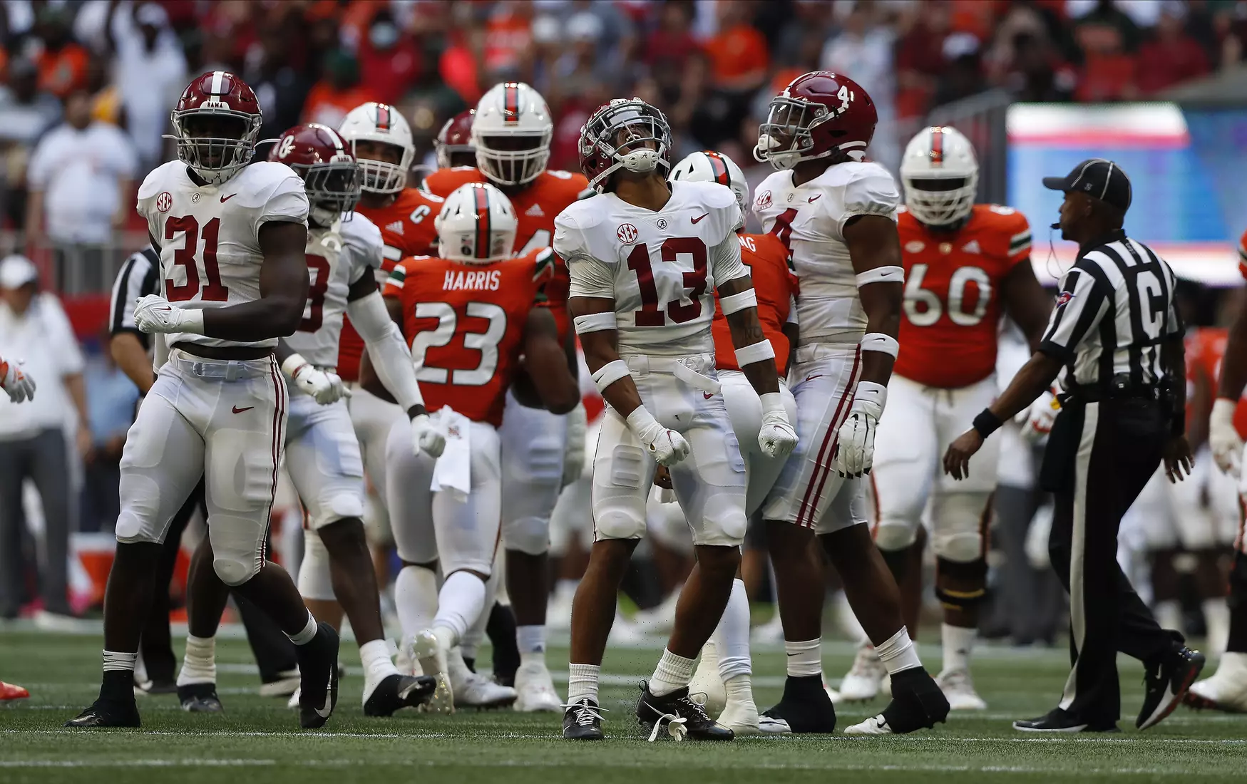 9/4/21 MFB Alabama vs Miami
Alabama defensive back Malachi Moore (13)
Photo by Crimson Tide Photos