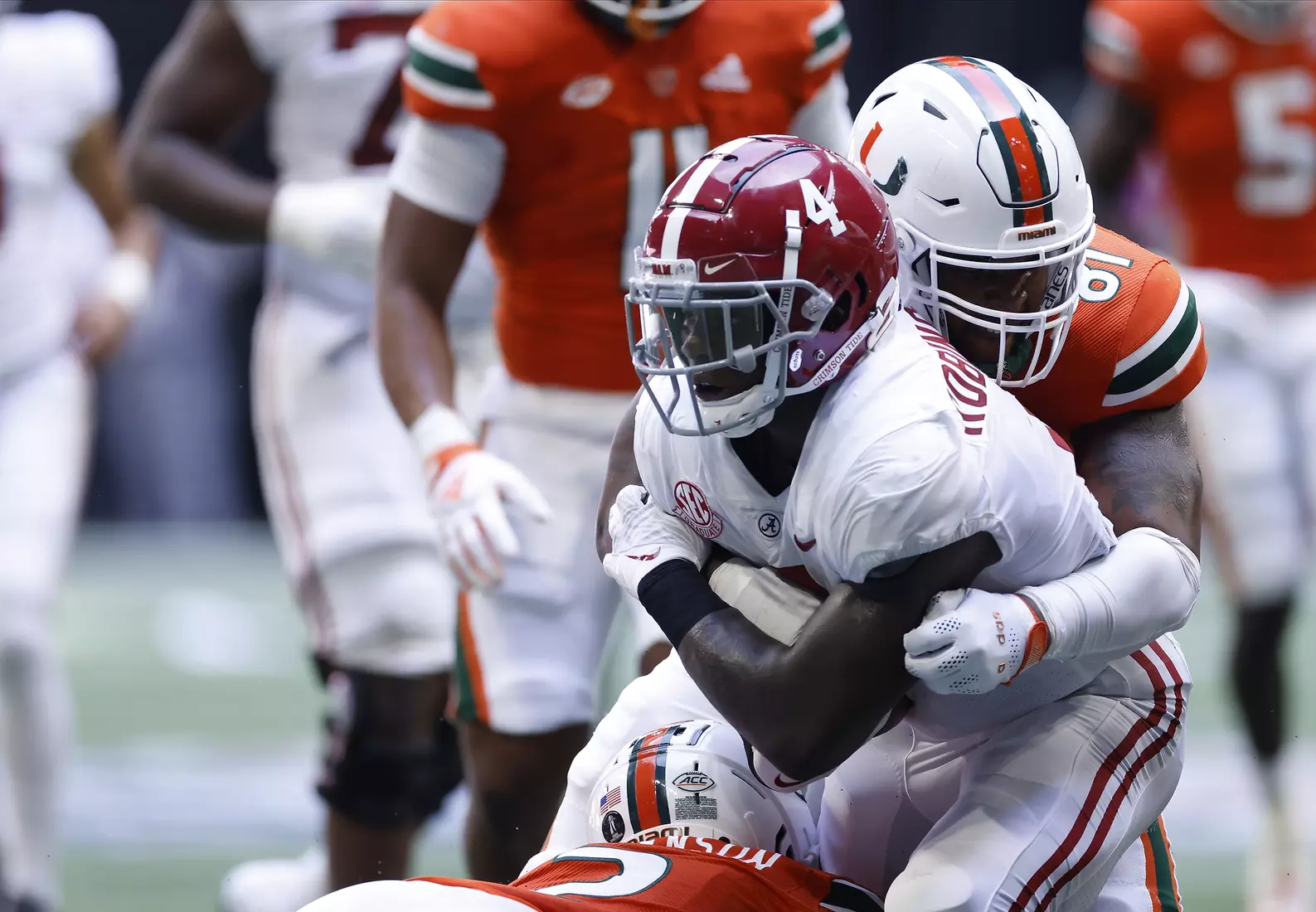 9/4/21 MFB Alabama vs Miami
Alabama running back Brian Robinson Jr. (4)
Photo by Crimson Tide Photos