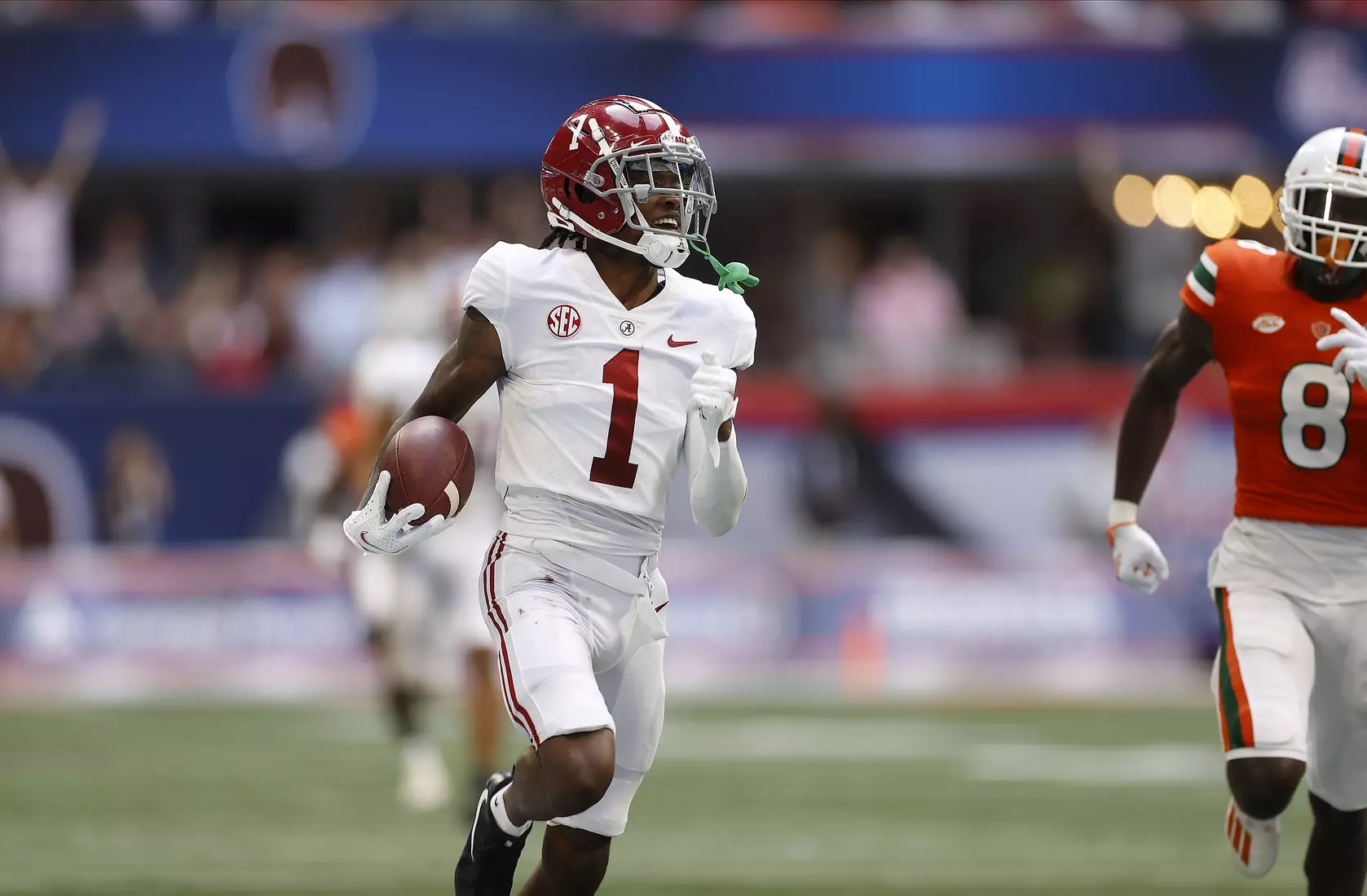 9/4/21 MFB Alabama vs Miami
Alabama wide receiver Jameson Williams (1)
Photo by Crimson Tide Photos