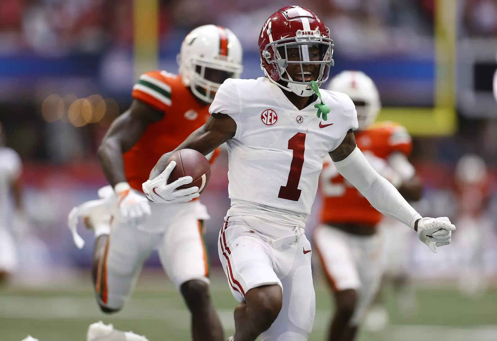 9/4/21 MFB Alabama vs Miami
Alabama wide receiver Jameson Williams (1)
Photo by Crimson Tide Photos