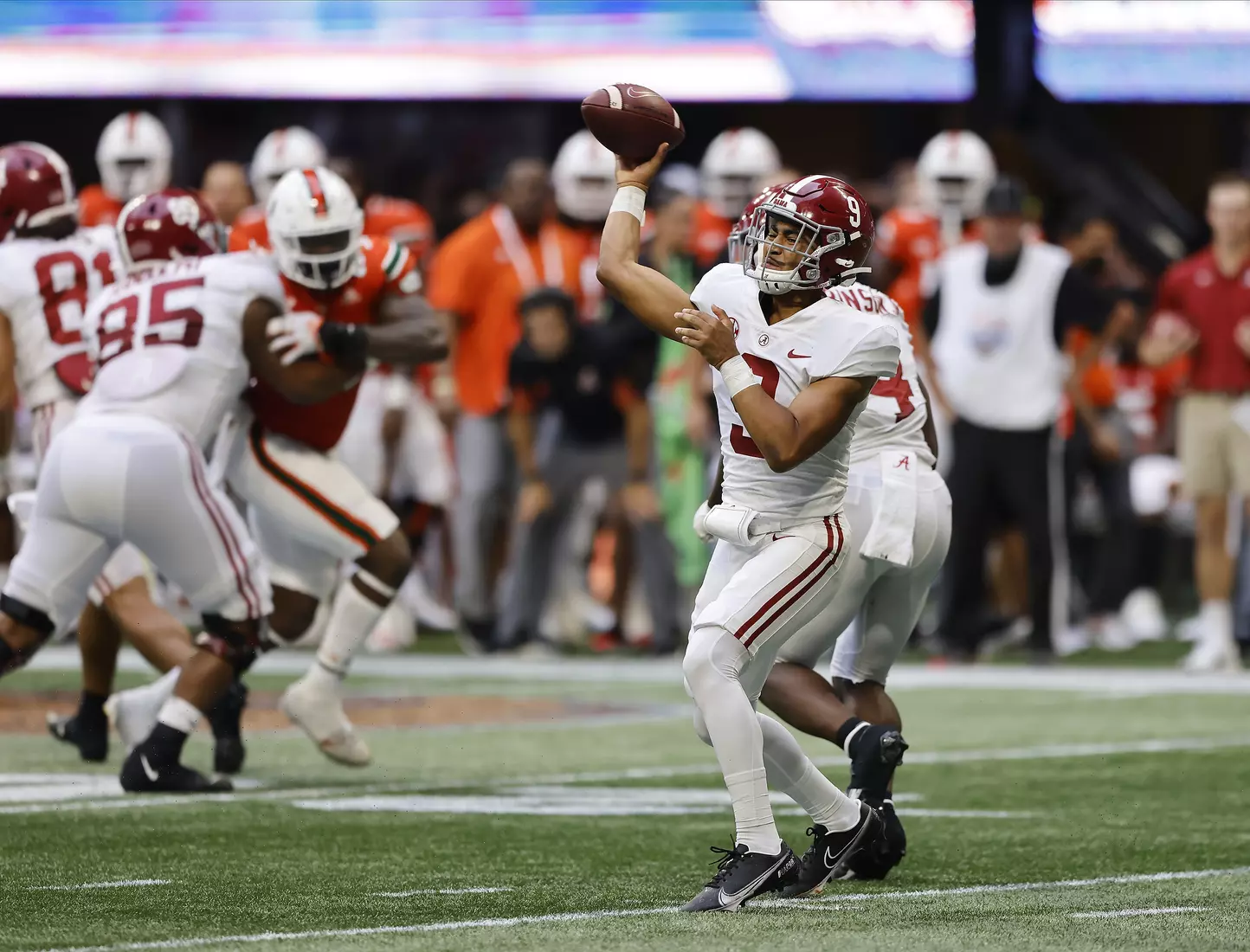 9/4/21 MFB Alabama vs Miami
Alabama quarterback Bryce Young (9)
Photo by Crimson Tide Photos
