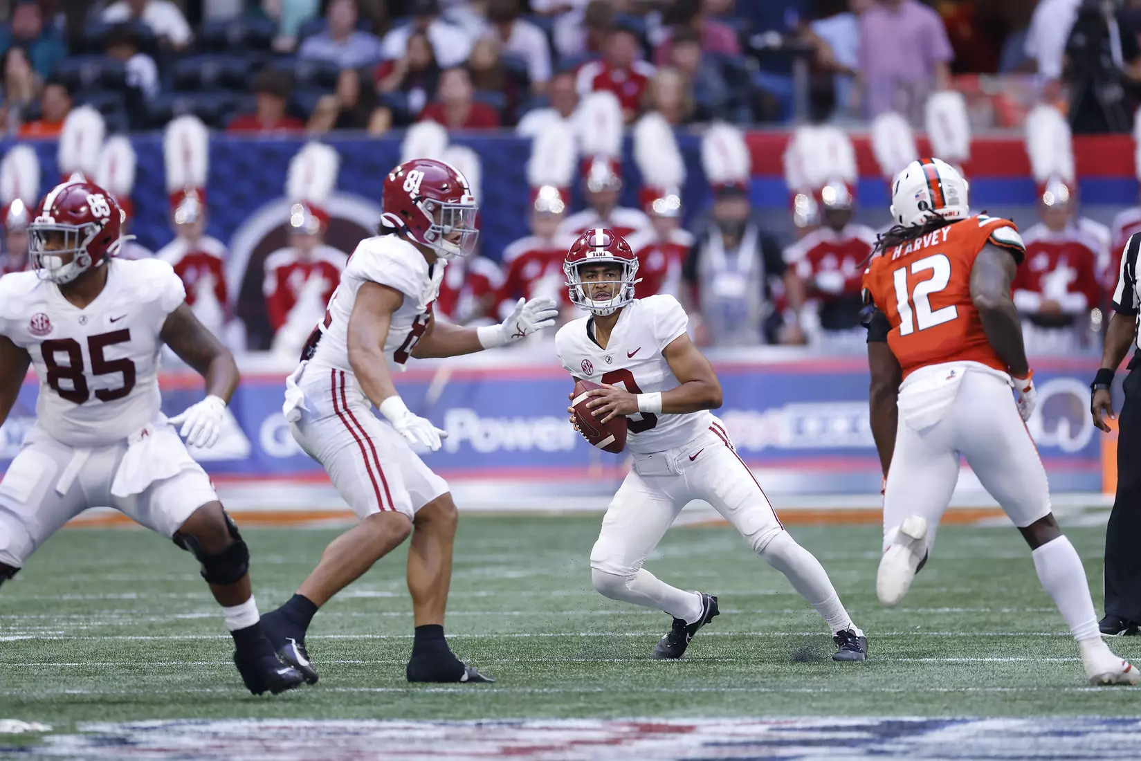 9/4/21 MFB Alabama vs Miami
Alabama quarterback Bryce Young (9)
Photo by Crimson Tide Photos