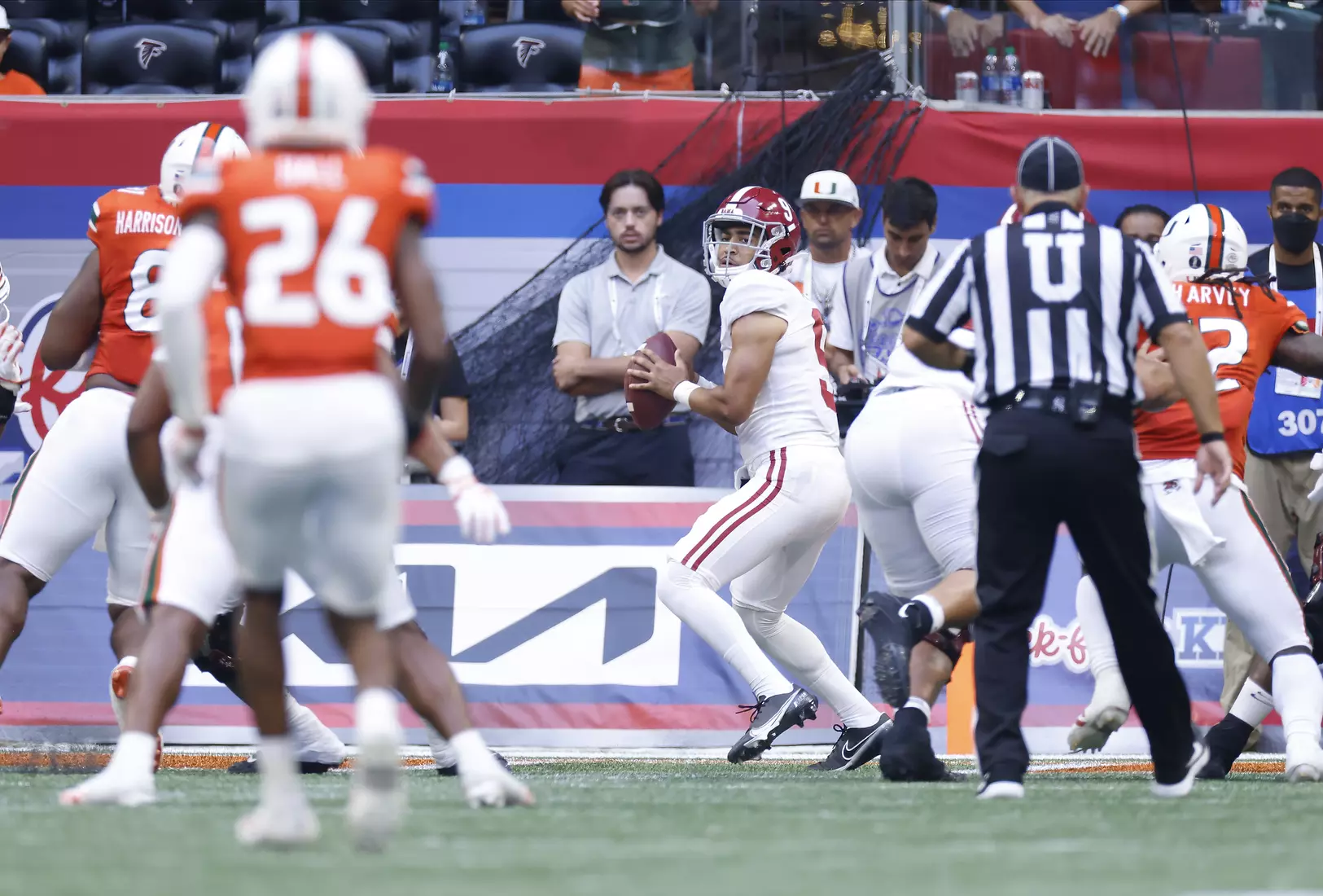 9/4/21 MFB Alabama vs Miami
Alabama quarterback Bryce Young (9)
Photo by Crimson Tide Photos
