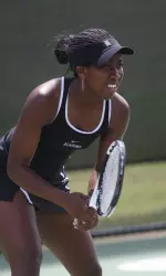 Tiffany Welcher (pictured) and Paulina Bigos finish the tournament with three wins and two losses.