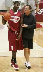 McDonald's All-American JaMychal Green with Tide Head Coach Mark Gottfried