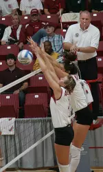 The Tide as a team recorded nine blocks against Mississippi State