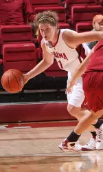 Katie Hancock earned a double-double with 12 points and 11 rebounds against Centenary
