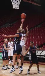 In overtime, Tierney Jenkins put the Tide on top first with a jumper at the 4:43 mark.
