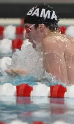 Junior Riley Boulden won the 200m breaststroke on Saturday, adding to his win in the 200 IM on Friday.