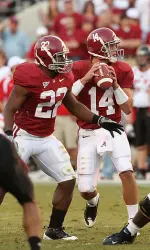 John Parker Wilson and the rest of the Crimson Tide travel to LSU for an SEC West showdown with the Tigers.