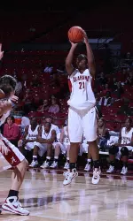 Sophomore Tierney Jenkins leads the Tide in points averaging 10.0 per game