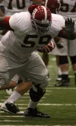 Antoine Caldwell and the Tide resumed practice on Thursday following a short break and finals.