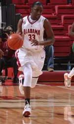 Sophomore Daleisha Carn leads the team in assists with 3.8 per game